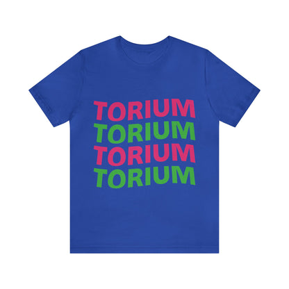 Torium Green & Pink Wave Unisex Short Sleeve Tee