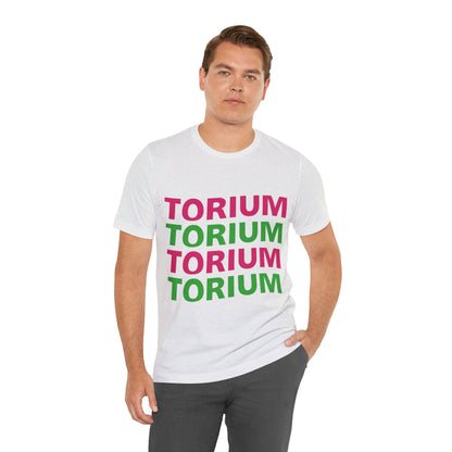 Torium Green & Pink Wave Unisex Short Sleeve Tee