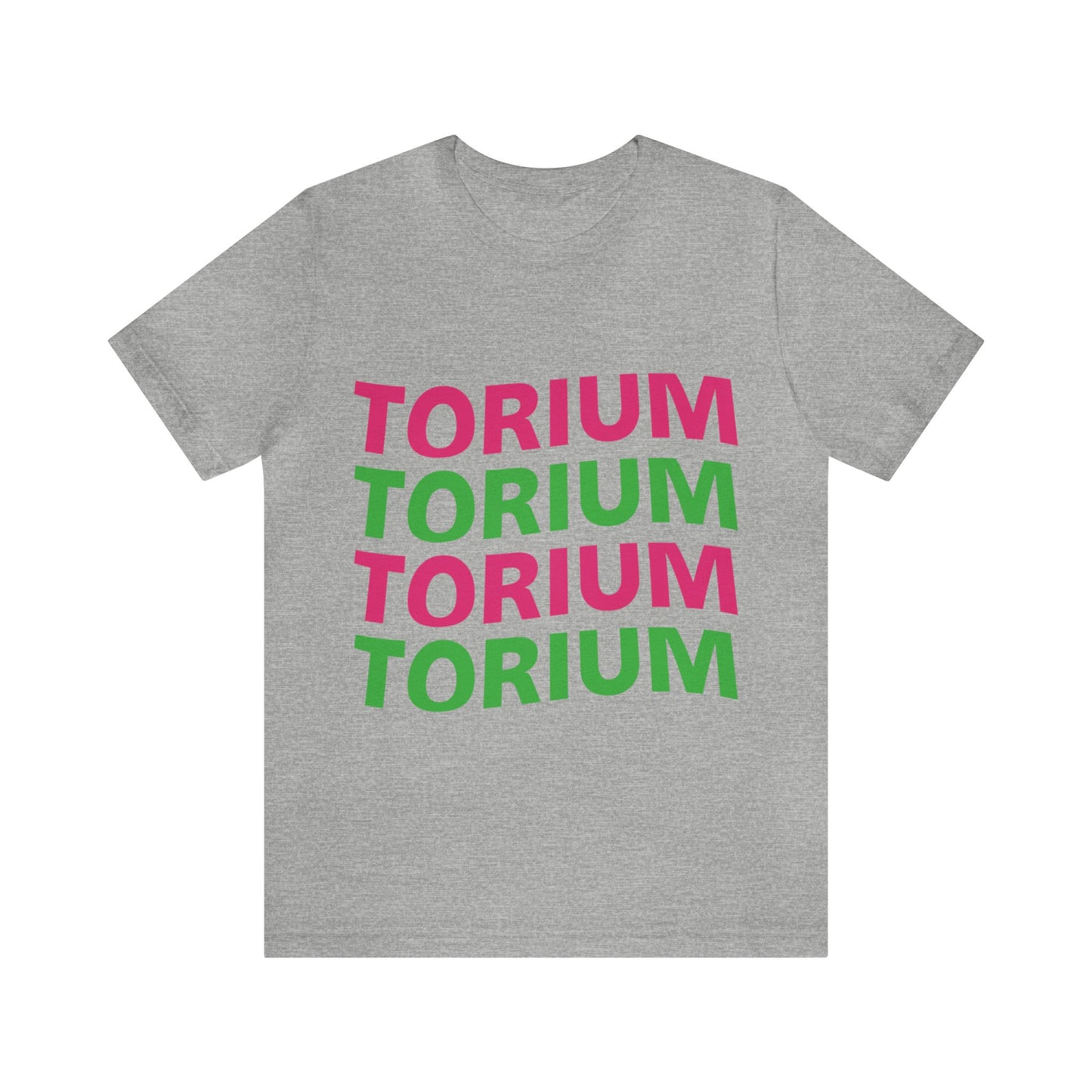 Torium Green & Pink Wave Unisex Short Sleeve Tee