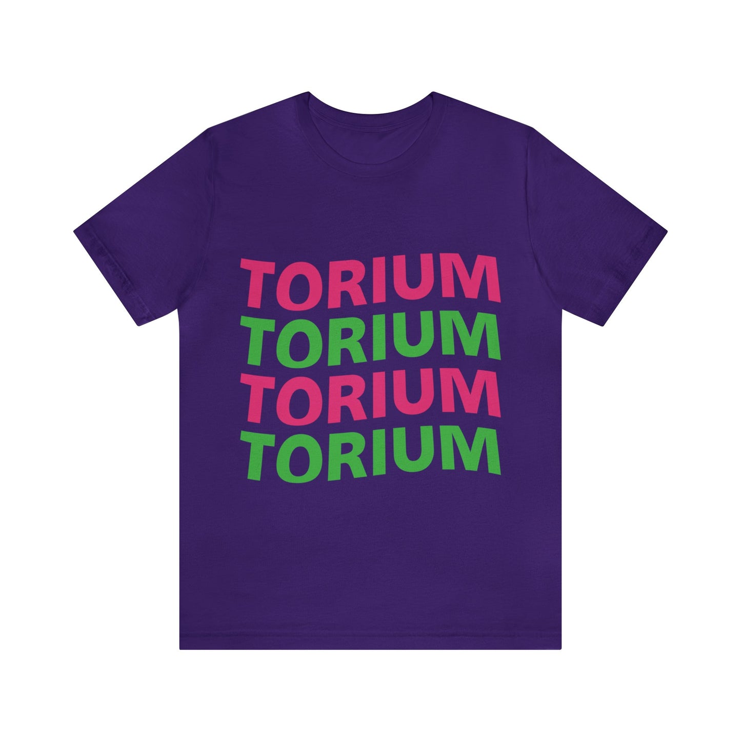 Torium Green & Pink Wave Unisex Short Sleeve Tee