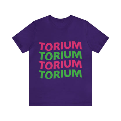 Torium Green & Pink Wave Unisex Short Sleeve Tee