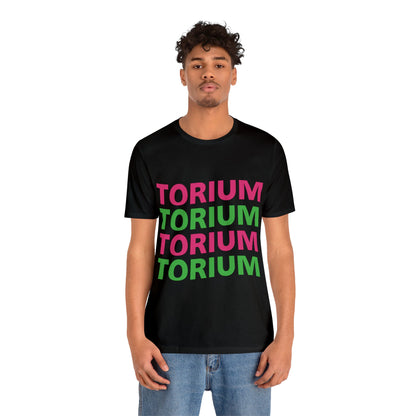 Torium Green & Pink Wave Unisex Short Sleeve Tee