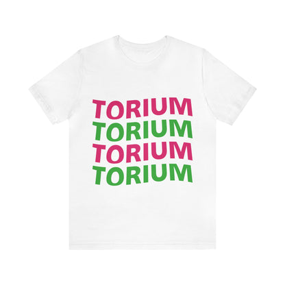 Torium Green & Pink Wave Unisex Short Sleeve Tee