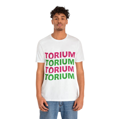 Torium Green & Pink Wave Unisex Short Sleeve Tee