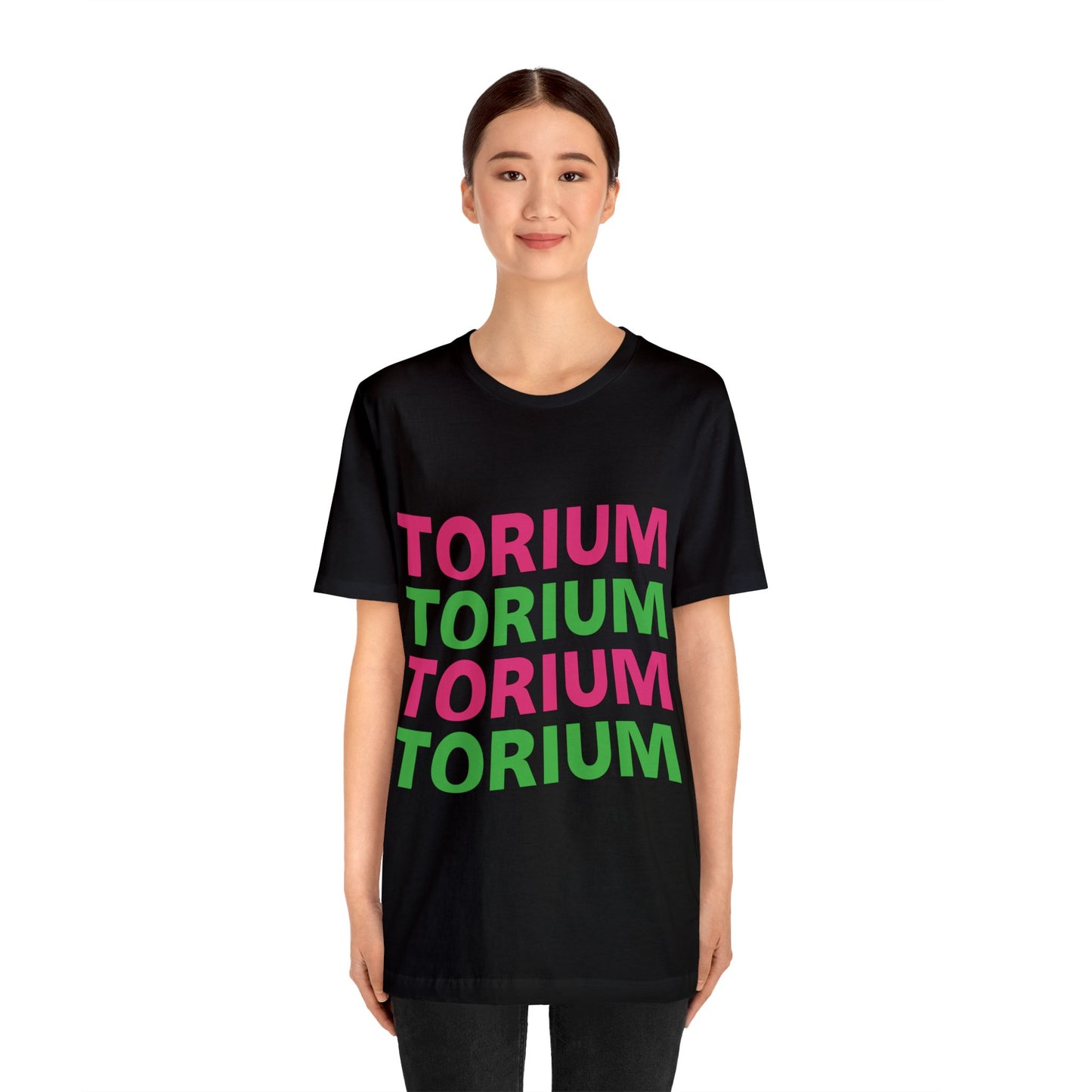 Torium Green & Pink Wave Unisex Short Sleeve Tee