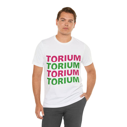 Torium Green & Pink Wave Unisex Short Sleeve Tee