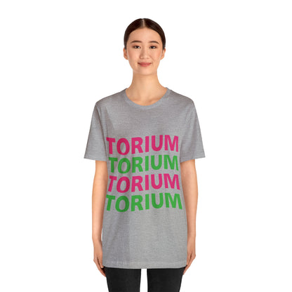 Torium Green & Pink Wave Unisex Short Sleeve Tee