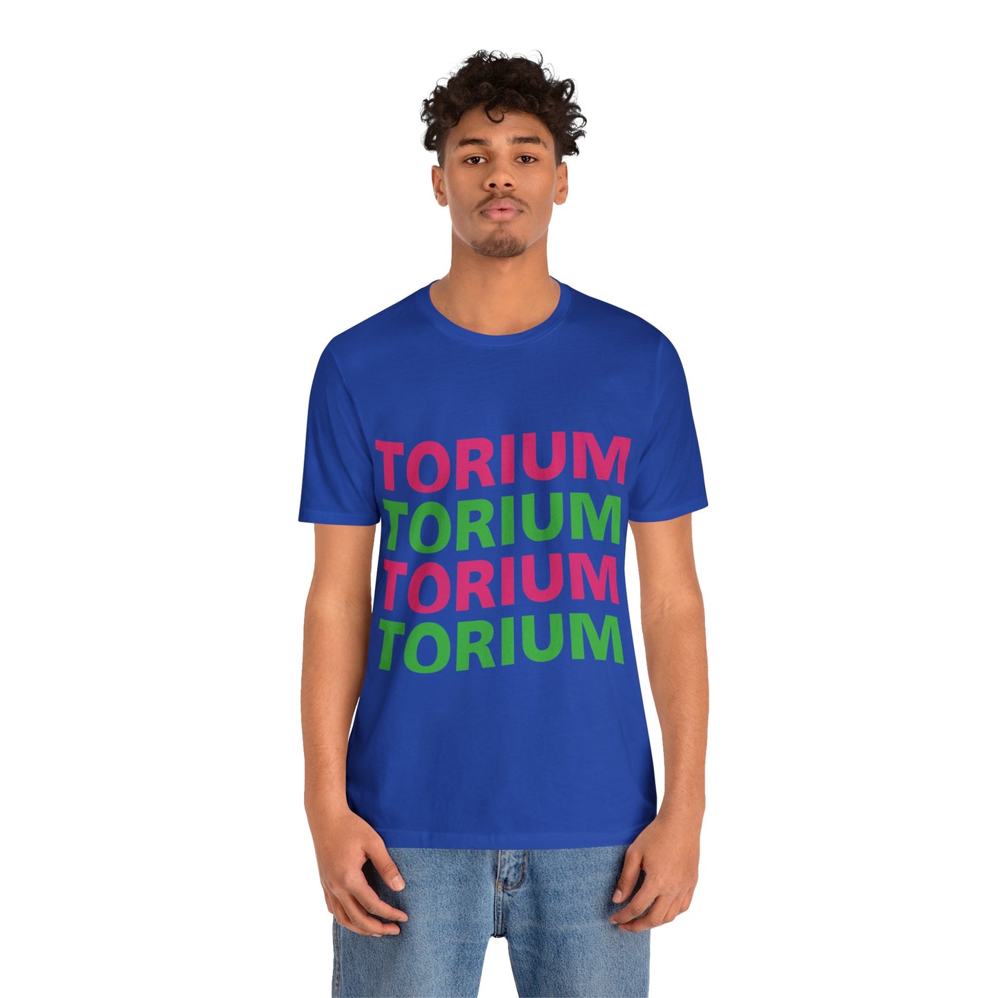 Torium Green & Pink Wave Unisex Short Sleeve Tee