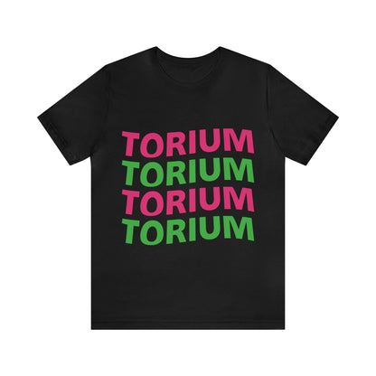 Torium Green & Pink Wave Unisex Short Sleeve Tee