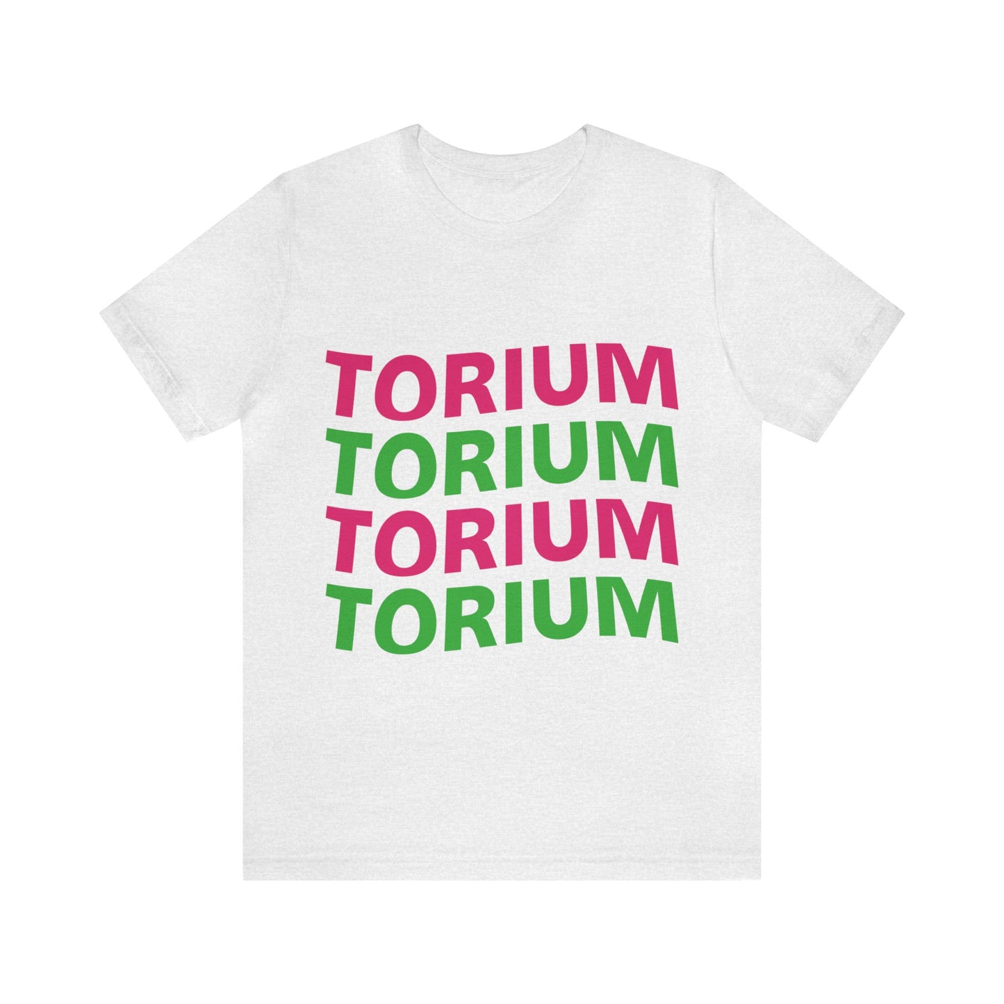 Torium Green & Pink Wave Unisex Short Sleeve Tee