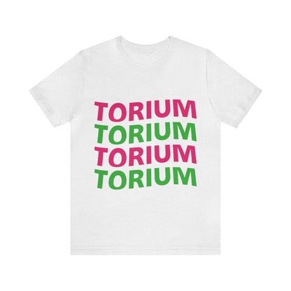 Torium Green & Pink Wave Unisex Short Sleeve Tee