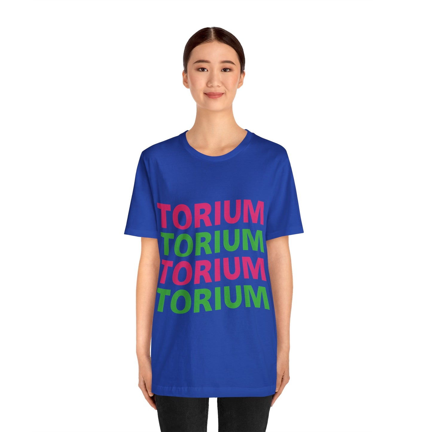 Torium Green & Pink Wave Unisex Short Sleeve Tee