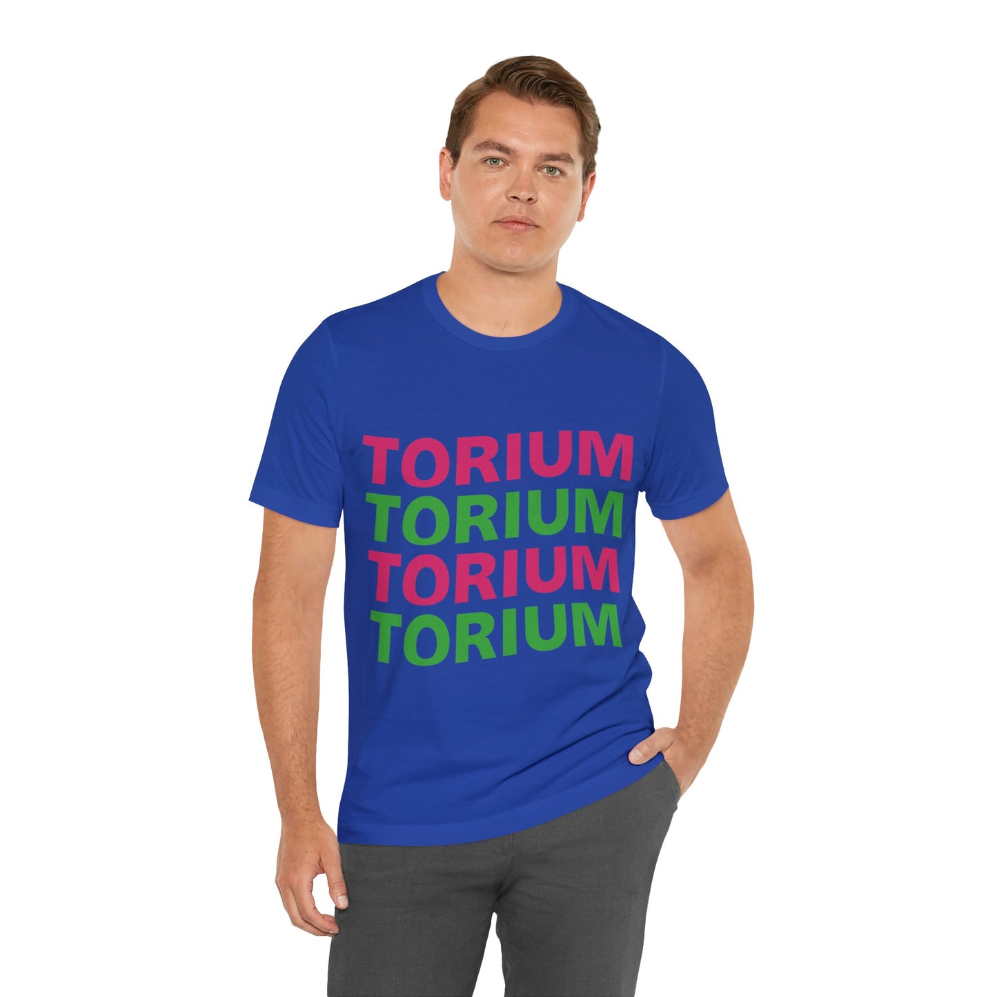 Torium Green & Pink Wave Unisex Short Sleeve Tee